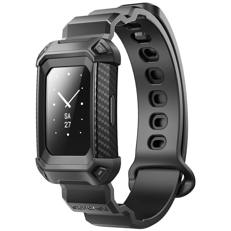Watch Bands for Fitbit Charge 3/Fitbit Charge 4 SUPCASE UB Pro Rugged Case Protective Replacement Wristband CaseStra